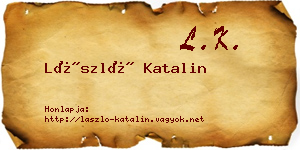 László Katalin névjegykártya